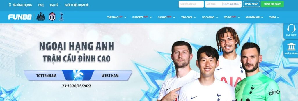 trang web cá độ bóng đá online uy tín Việt Nam